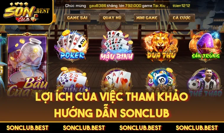 Lợi ích của việc tham khảo hướng dẫn SONCLUB